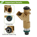 Fuel Injector No. 16450RDVJ01 for Honda Accord Hybrid (2005) 1 Pc Brown