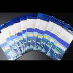 6pcs Luminous Fishing Rigs with Mackerel Feathers for Bass and Cod