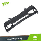 Front Bumper Cover for Acura RDX (2016–2018) with Sensor Holes, Black Plastic