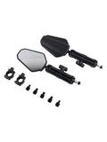 2 x Folding Rearview Mirrors for Motorcycles Enhance Your Riding Experience