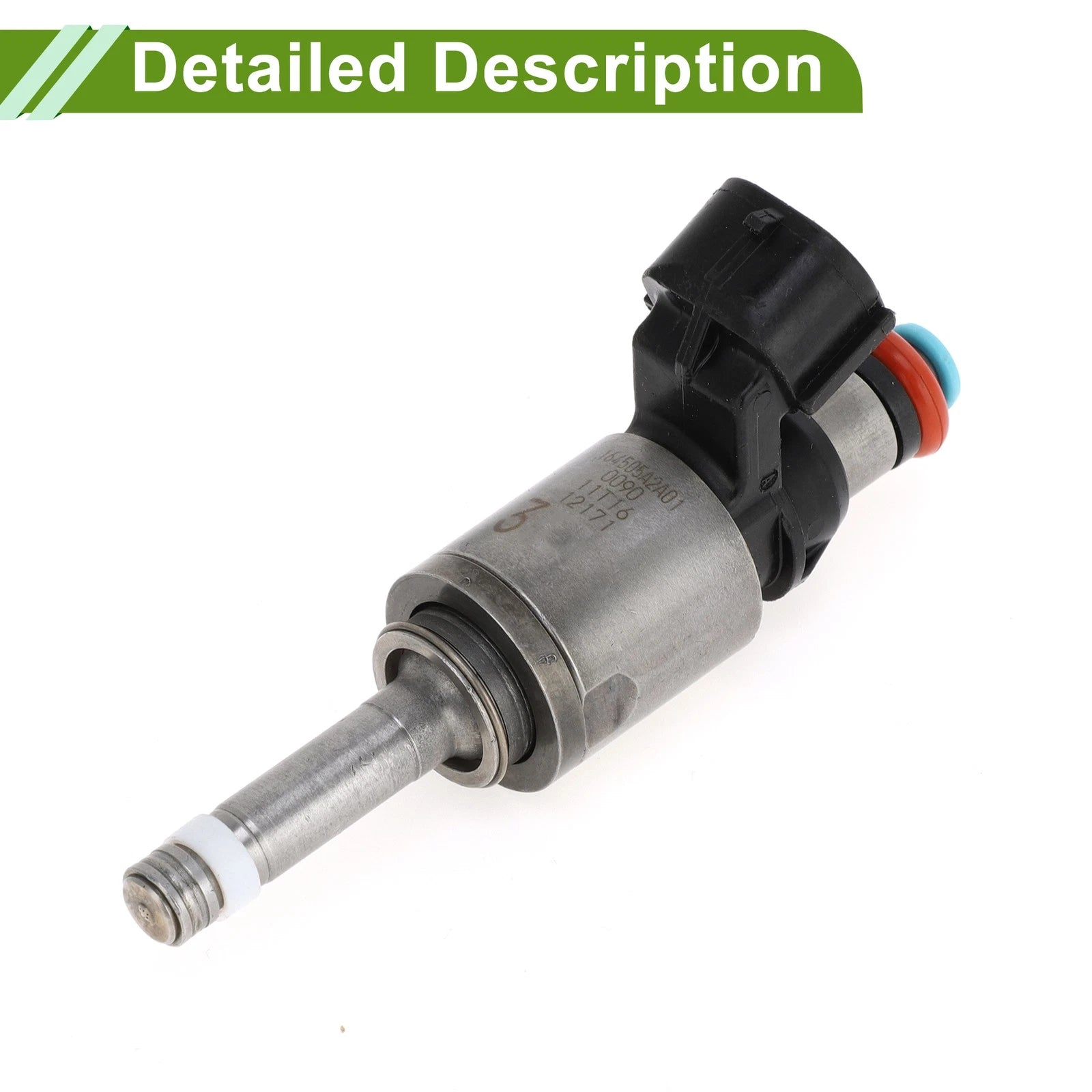 Fuel Injector No. 16450-5A2-A01 for Honda Accord 2.4L (2013–2017) 1 Pc Black