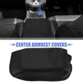 Microfiber Leather Armrest Cover for Honda CR-V (2017–2021) Black