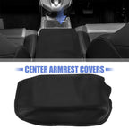 Microfiber Leather Armrest Cover for Honda CR-V (2017–2021) Black