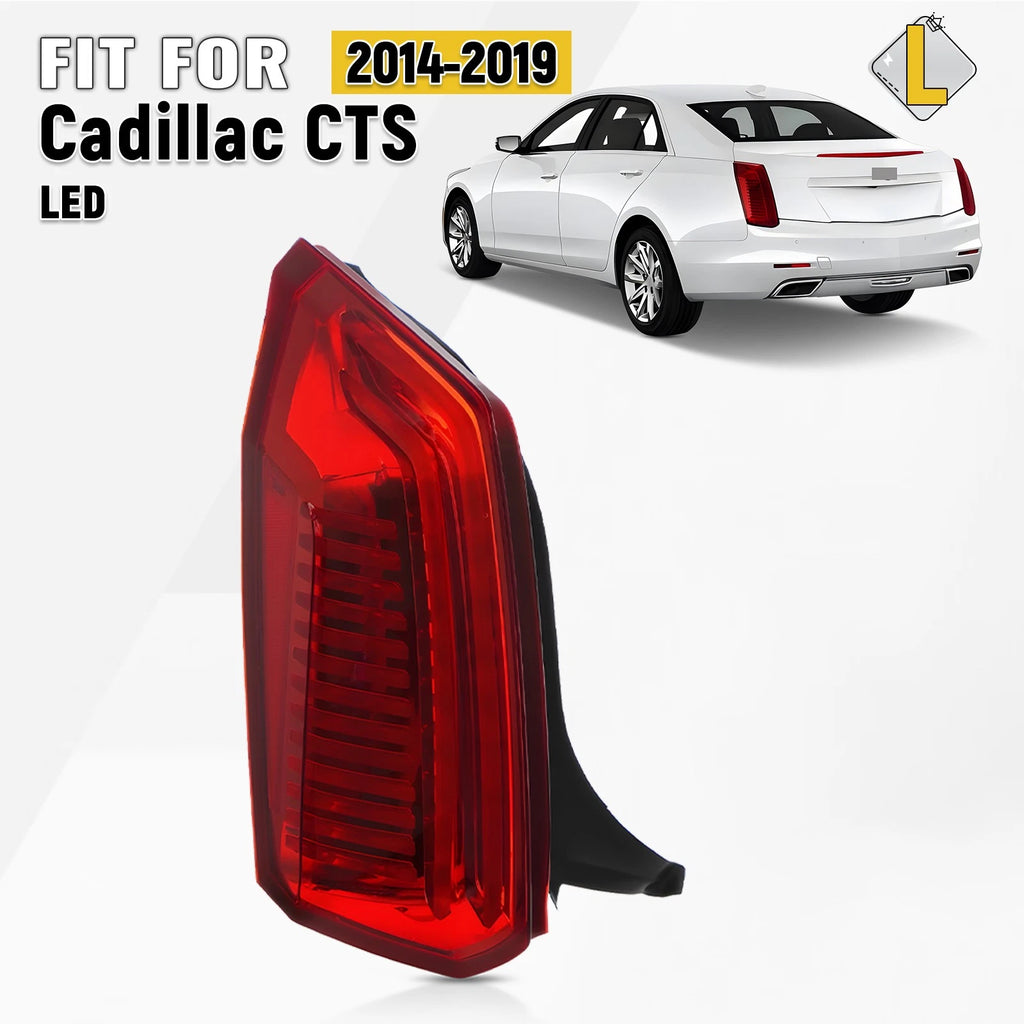 LED Red Tail Light Brake Lamp Rear Left Driver Side for Cadillac CTS (2014–2019)