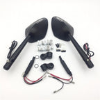 LED Turn Signal Light Indicator for Motorcycle (CNC Rearview Mirror)