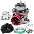 Universal Pink Type-FV 2-Bolt Blow Off Valve + 2.5" Dual Port Flange Adapter Pipe