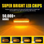 2X Fender Sequential Amber LED Side Marker Lights for VW B5 B5.5 Passat (1999–2004)