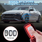 Full Protect TPU Remote Smart Key Cover Case for Hyundai Elantra Sonata (2010-2016)