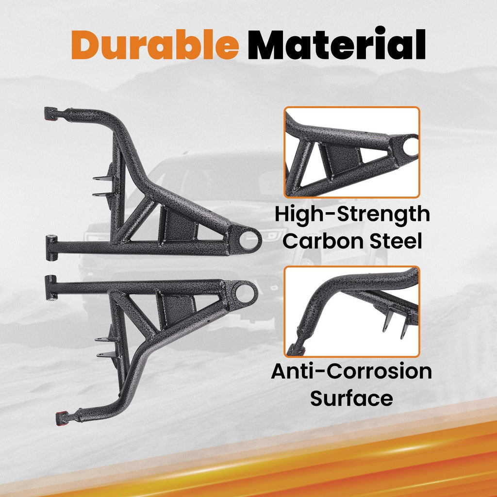 High Clearance Steel Front A-Arms for Polaris RZR XP 1000 / 4 Turbo (2014–2023)
