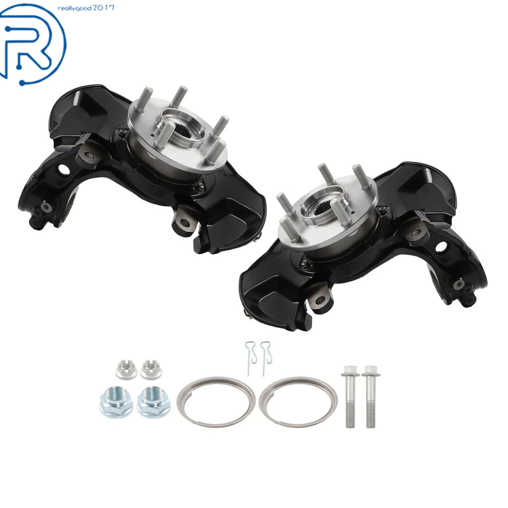 2X Front Wheel Bearing Hub Knuckle Assembly for Honda Accord (2013–2017)