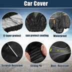 Set of 1 Car Cover for Nissan Sakura Dayz (2020–2023) Waterproof Black
