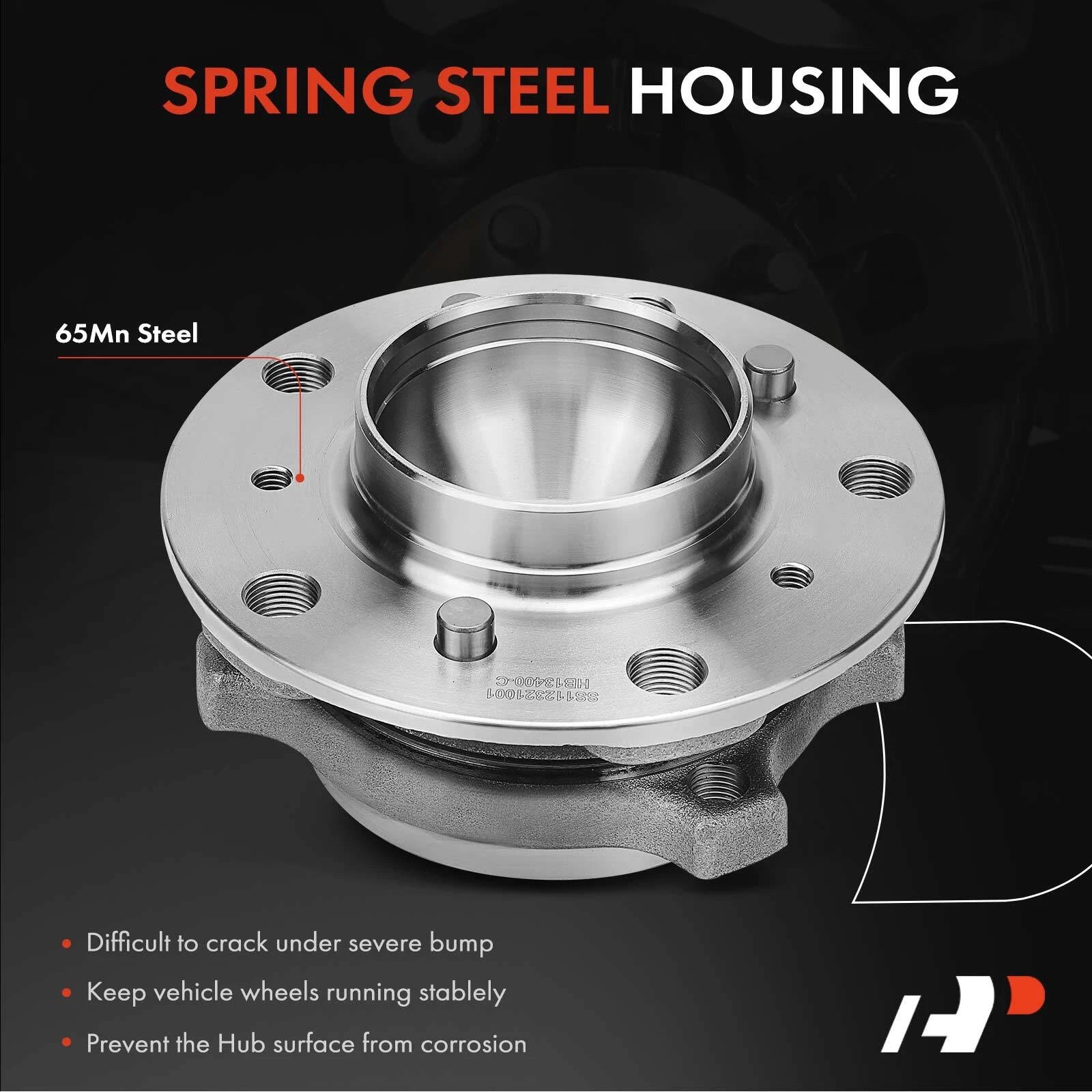 2X Front Wheel Hub & Bearing Assembly for BMW M6 Gran Coupe (2016–2019)