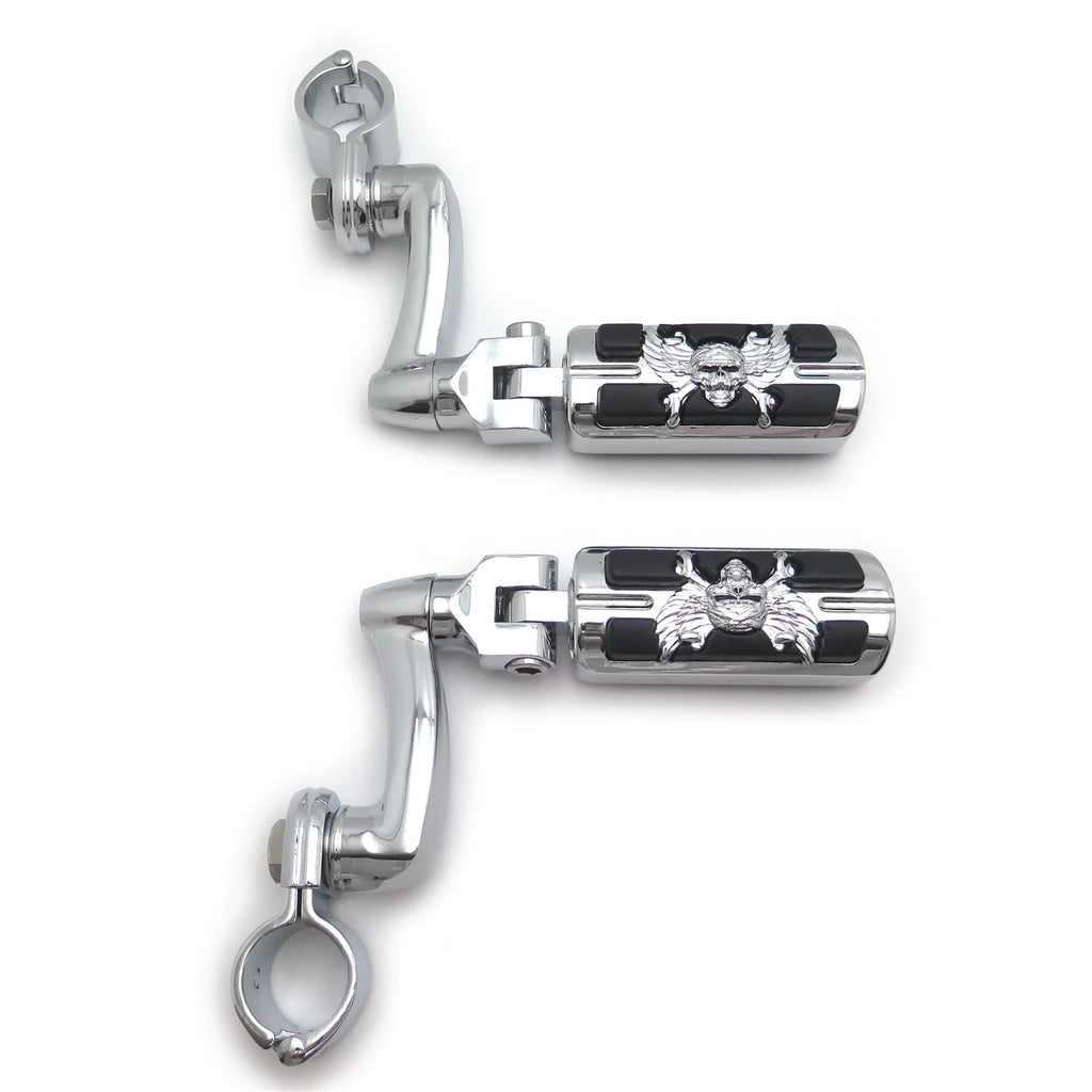 Arched FootPeg Kit for Harley XL & Yamaha Virage (1.25")