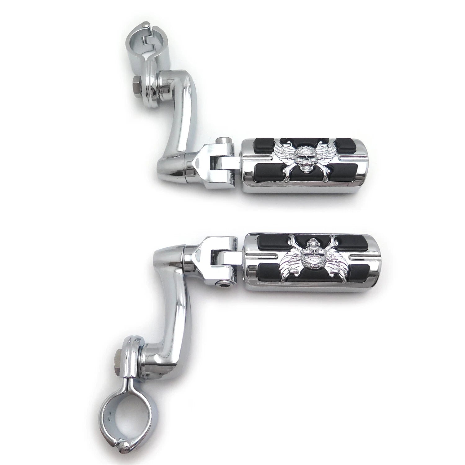 Arched FootPeg Kit for Harley XL & Yamaha Virage (1.25")