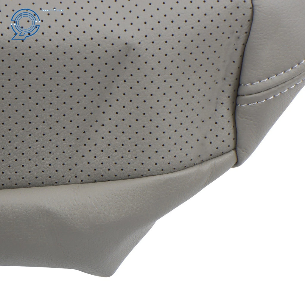 Driver Left Bottom Seat Cover for Toyota RAV4 (2006-2012) Gray Leather Perforation