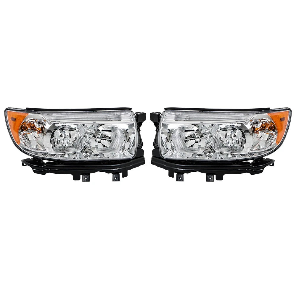 Set of 2 Clear Halogen Projector Headlights for Subaru Forester (2006–2008)