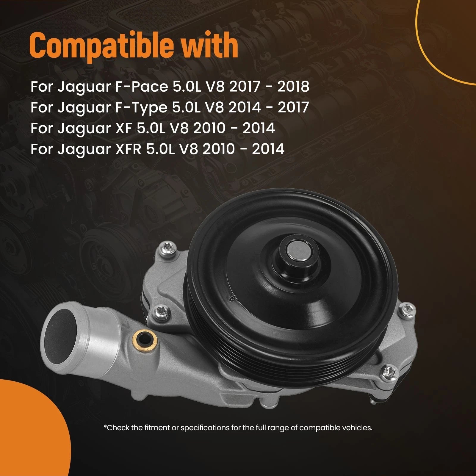 Coolant Water Pump Thermostat for Land Rover Range Rover Sport LR4 (2010–2017)