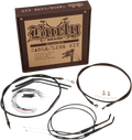 Complete Black Vinyl Handlebar Cable/Line Kit for Ape Hanger