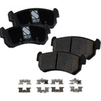 Brake Pad Set for Suzuki Forenza (2004–2006) Rear FWD