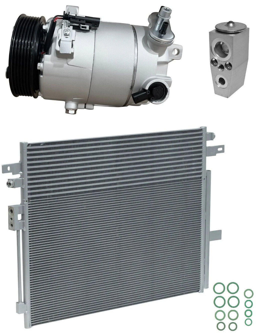AC Compressor Kit With Condenser for Chevrolet Colorado 3.6L (2016–2016)