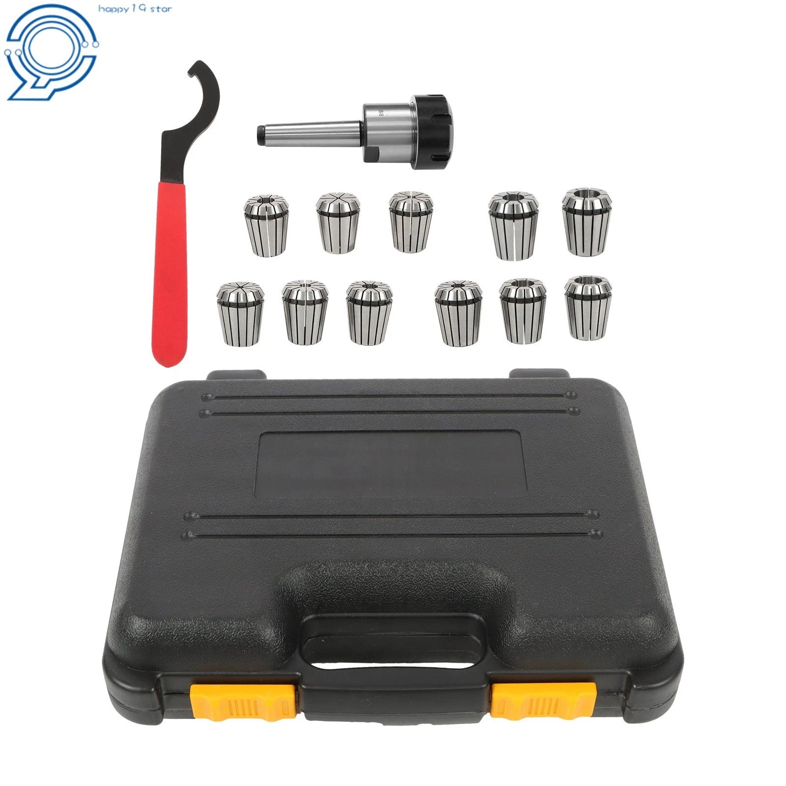 Set of 11 ER32 Collets for MT2 Arbor (1/8 Inch to 3/4 Inch)