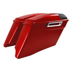 Saddlebags Speaker Lids for Harley CVO Street Road Glide (2014–2024) Wicked Red