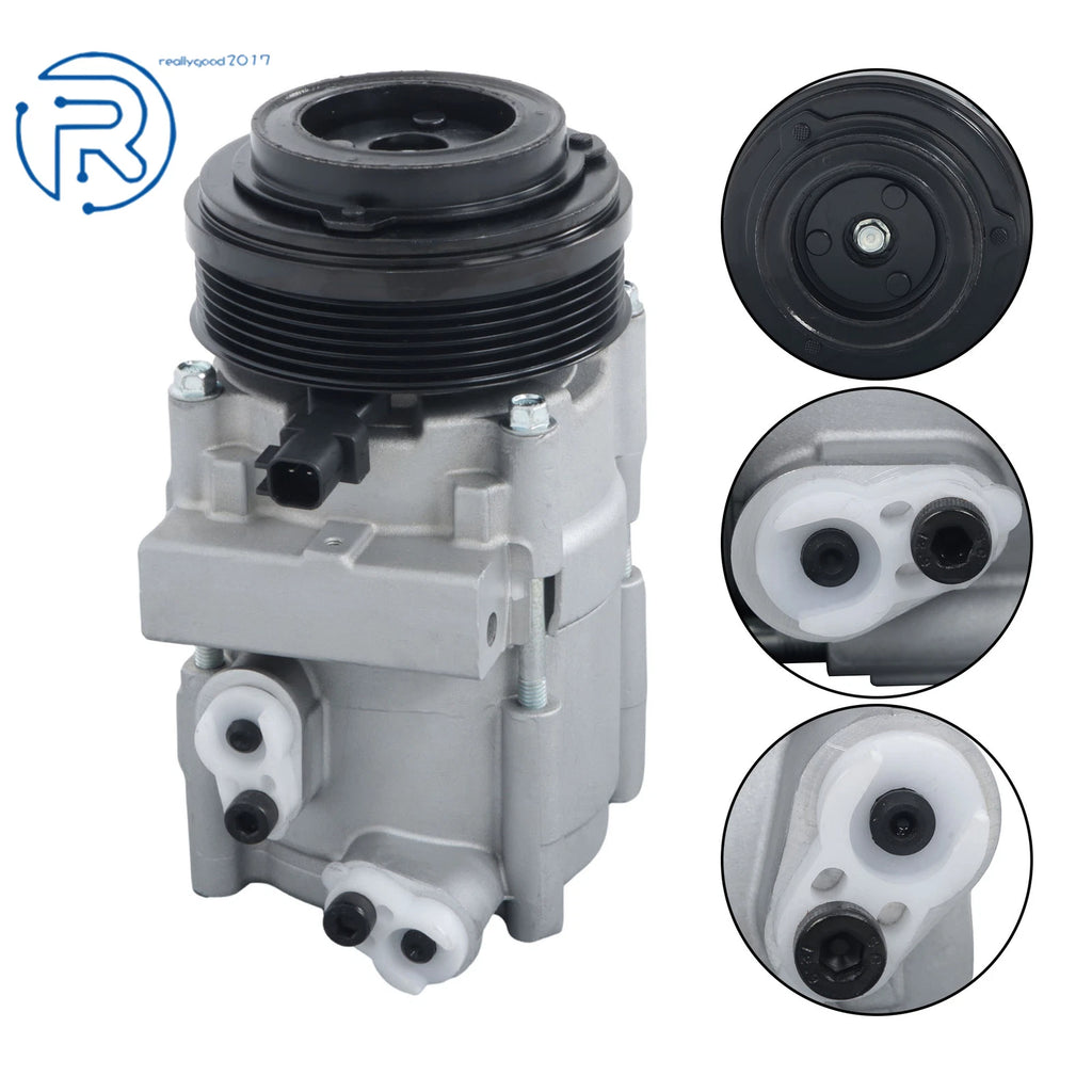 A/C Compressor for Ford Mustang (2007-2010) 4.6L 6-Groove