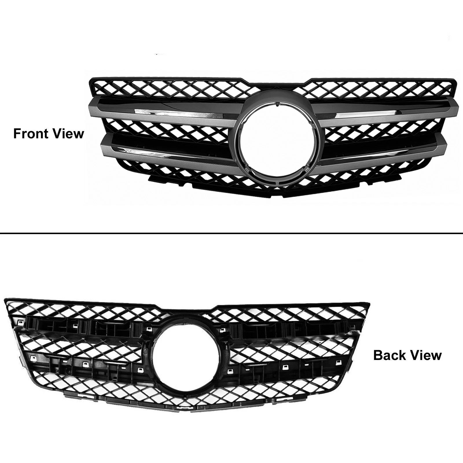 Front Bumper Grille for Mercedes GLK350 (2010-2012)