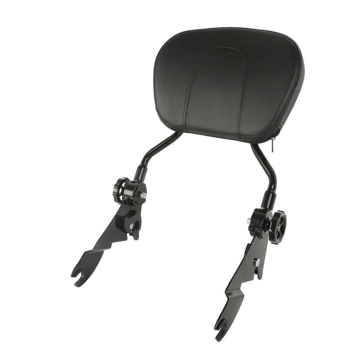 Adjustable Detachable Sissy Bar & Backrest Pad for Harley Touring (2009–2026)