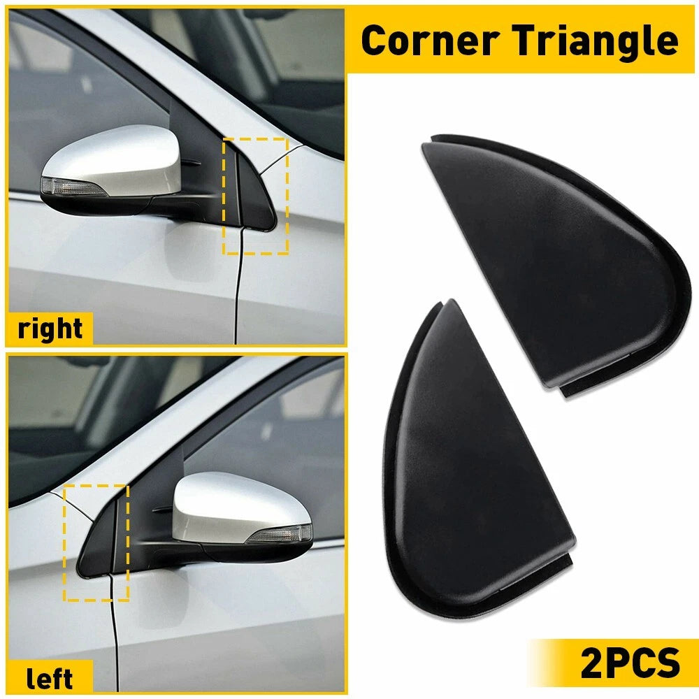 2X Side Mirror Corner Triangle Cover Trim for Toyota Corolla (2014–2016)