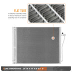 A/C Condenser for BMW 750i 750Li 760Li (2009–2015) Aluminum Core