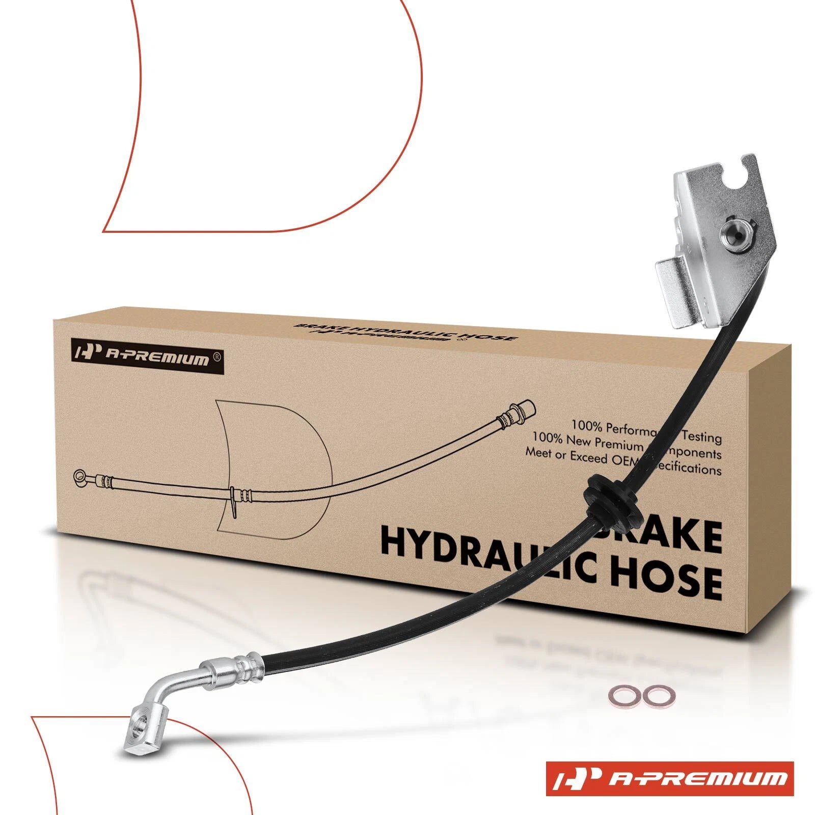 Front Right Brake Hydraulic Hose for Pontiac G8 (2008–2009)