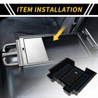 Center Console Organizer Tray for Chevy Silverado (2020–2023) Black Blue