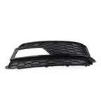 Front Bumper Honeycomb Fog Light Grille Cover for Audi A5 S5 (2013–2017)