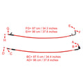 Throttle Cable Wire for Suzuki GSXR1000 (2017–2023) Red