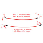 Throttle Cable Wire for Suzuki GSXR1000 (2017–2023) Red