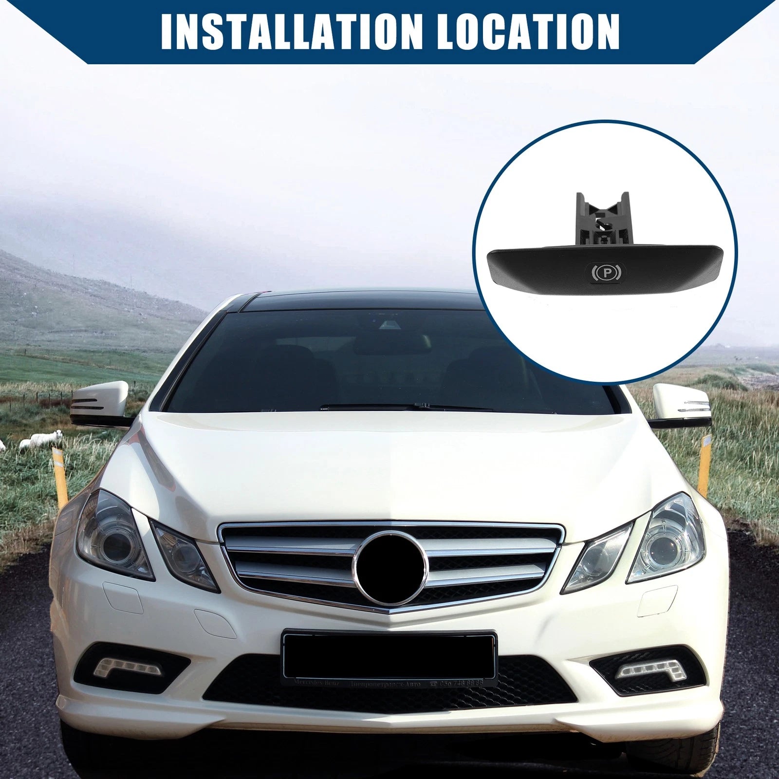 Inner Parking Brake Handle for Mercedes-Benz C250 (2012–2015) A2044270020
