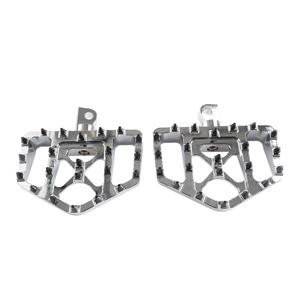 MX Style Wide Foot Pegs for Harley Touring, Sportster, Softail, Dyna