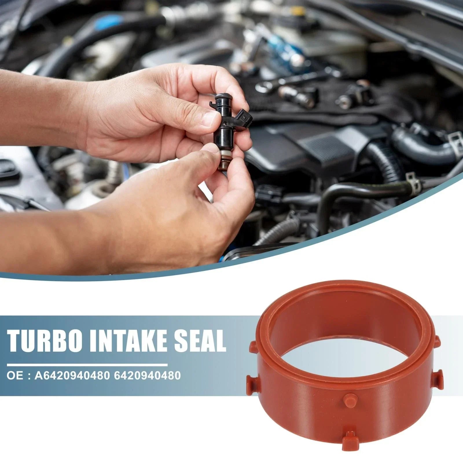 Red Turbo Intake Seal for Mercedes-Benz R320 (2007-2008)