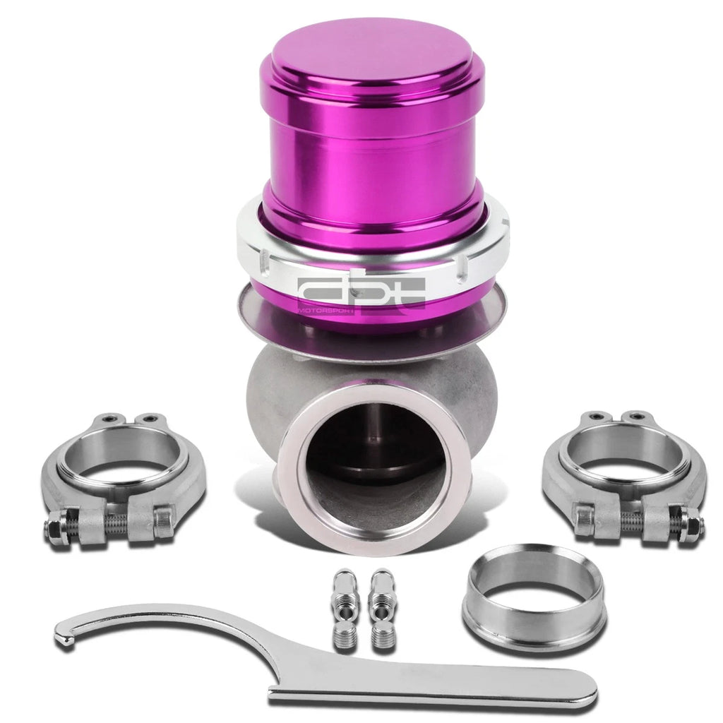 Universal 40mm Turbo V-Band Wastegate Bypass Exhaust + Spring (Universal)