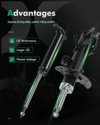 Front Rear Shocks Struts Kit for Ford Fusion (2013–2020)