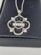 Bling Clover Necklace for Harley-Davidson (HDN0431-16ADJ)