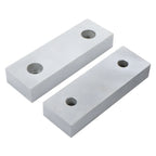 Reversible Aluminum Soft Jaws for 6" Milling Vise (1 Pair)