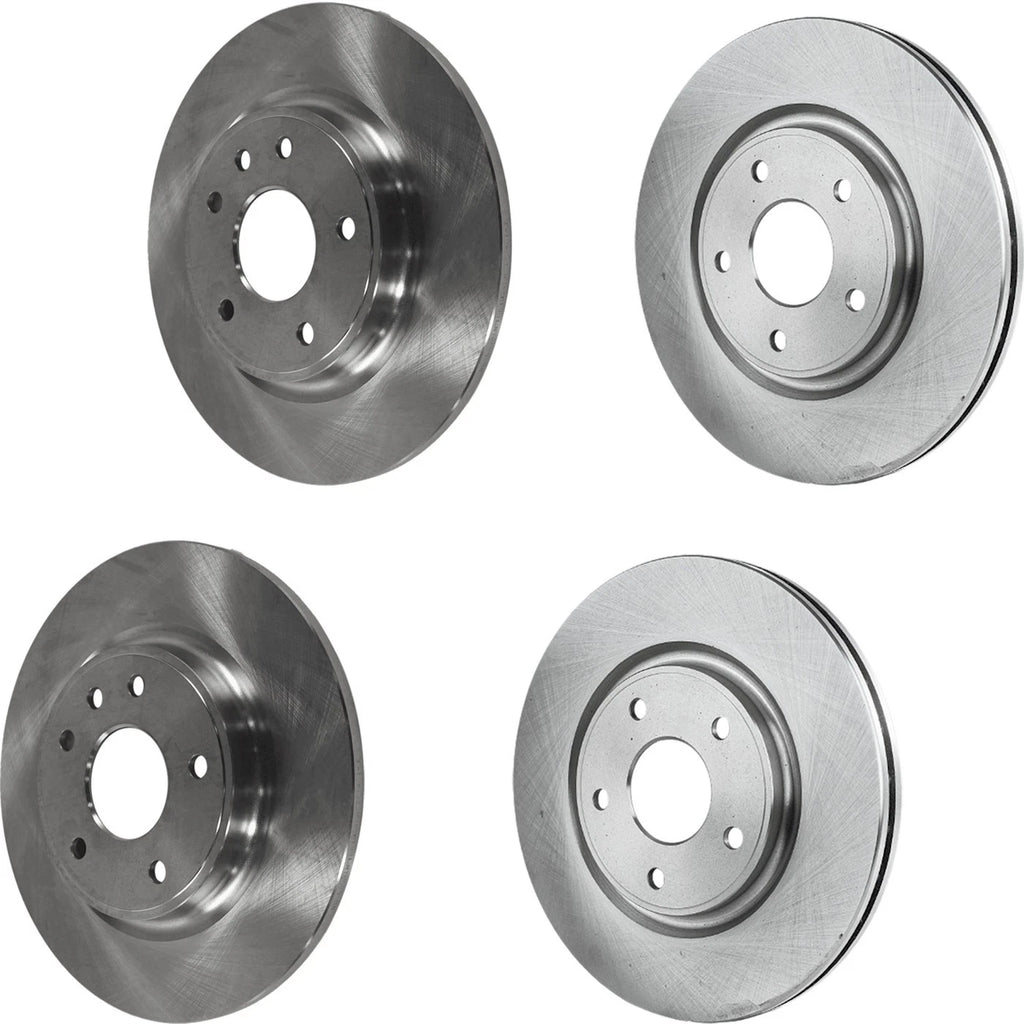 Front & Rear Brake Disc Rotors for Chrysler Pacifica (2017–2022)