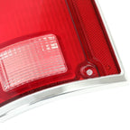Brake Tail Light Lens Pair for Chevrolet C10 K10 R1500 Suburban (1973–1986)