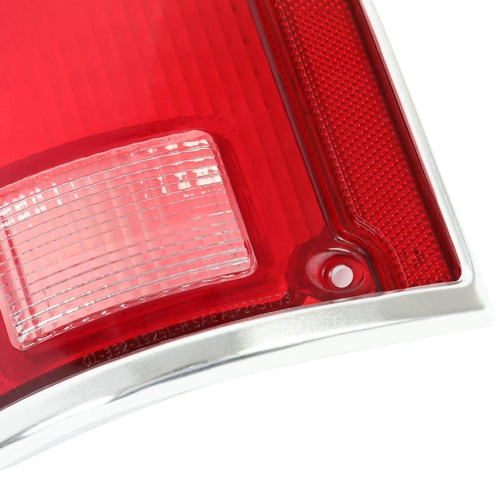 Brake Tail Light Lens Pair for Chevrolet C10 K10 R1500 Suburban (1973–1986)