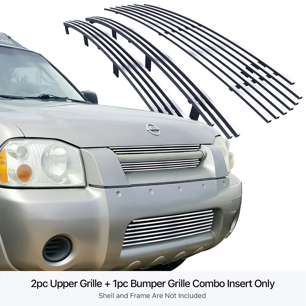 Chrome Billet Grille Insert for Nissan Frontier (2001-2004)