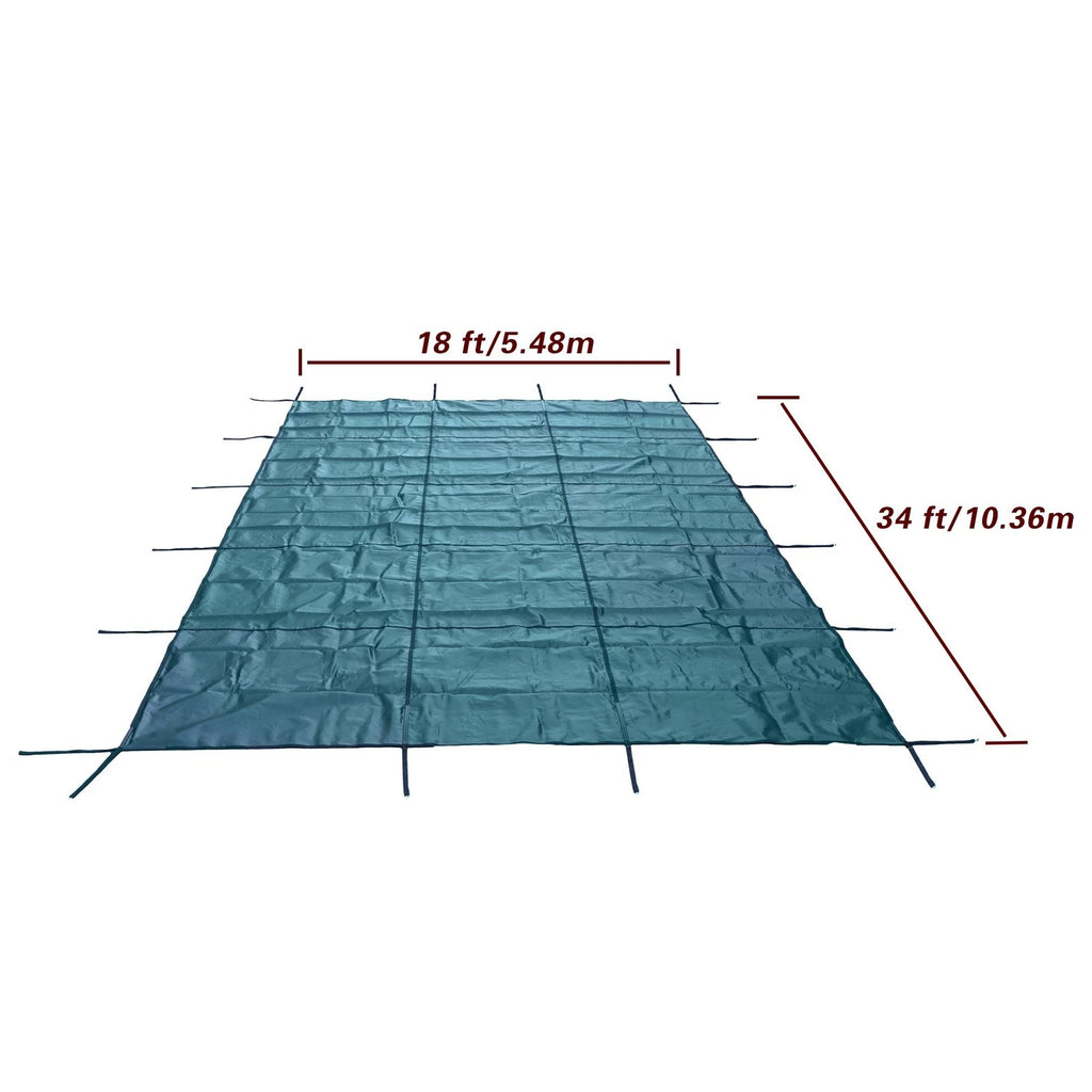 Safety Pool Cover for Rectangle Inground Pools (16x32 ft)