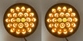 4 Inch Round Pearl Amber LED Park Light Replacement for Toyota Hilux (2015–2020)