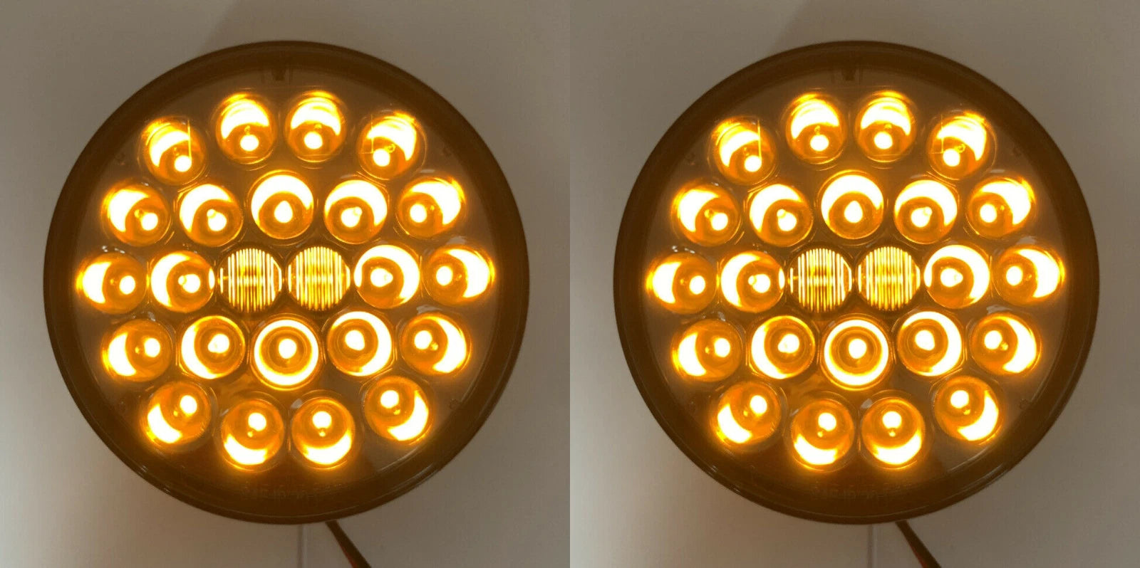 4 Inch Round Pearl Amber LED Park Light Replacement for Toyota Hilux (2015–2020)
